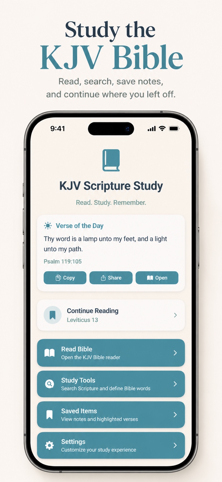 KJV Scripture Study preview